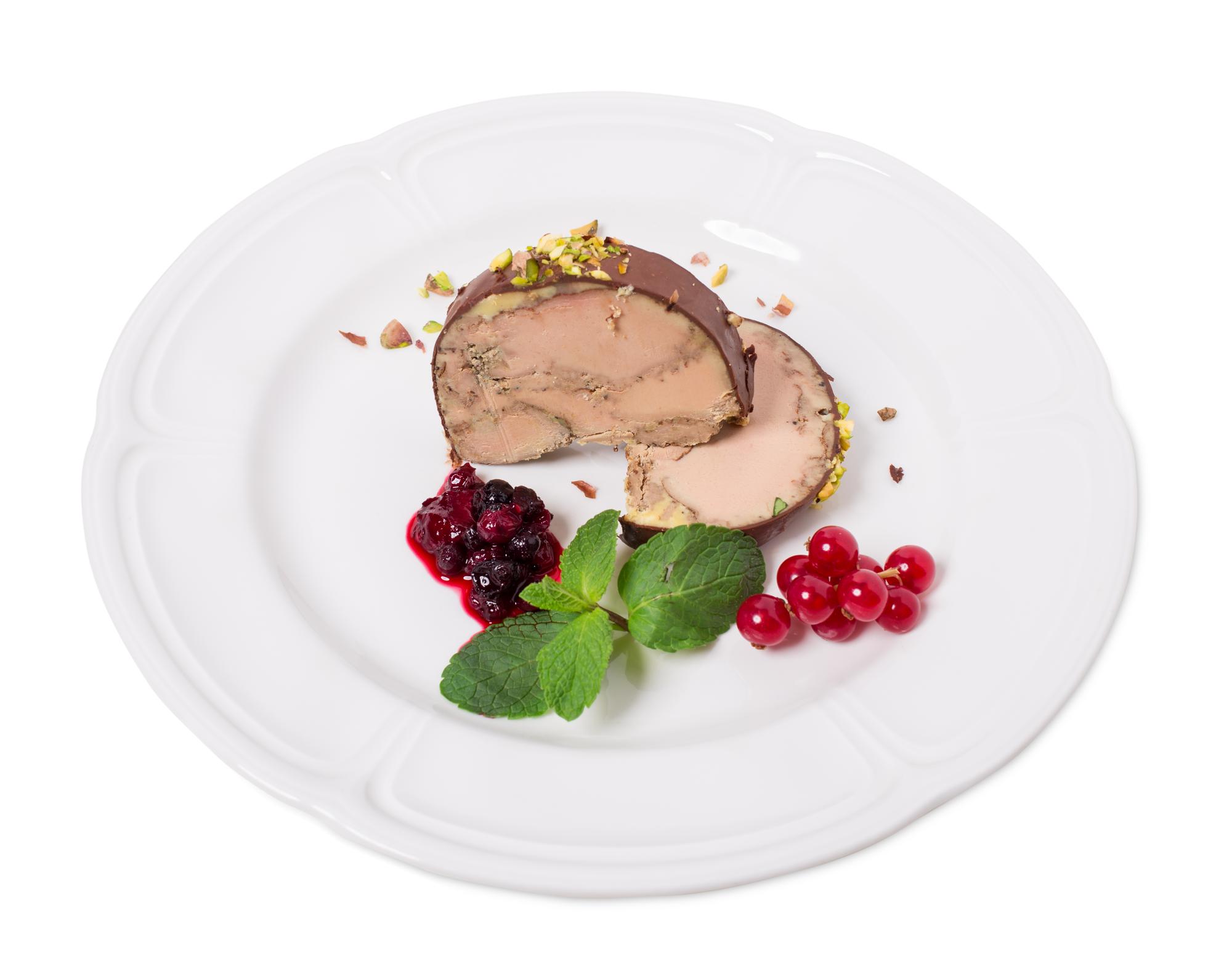 Plated seasonal dish on ceramic plate